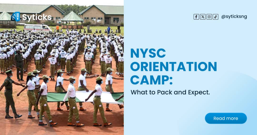 NYSC Orientation Camp: What to Pack and Expect