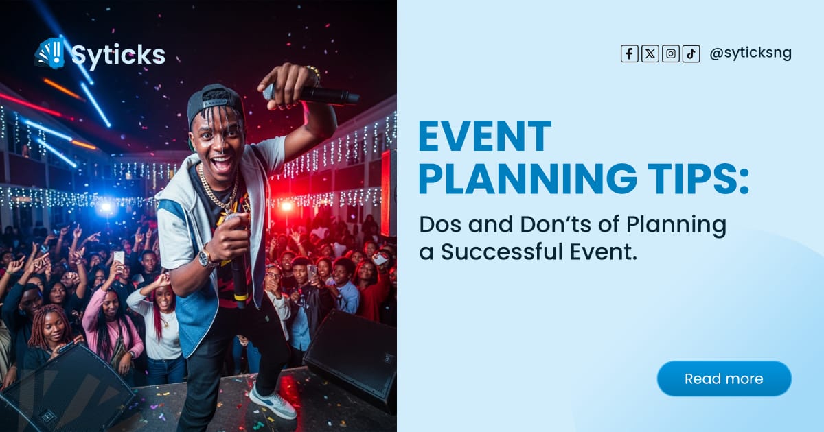 Event Planning Tips: Dos and Don’ts of Planning a Successful Event