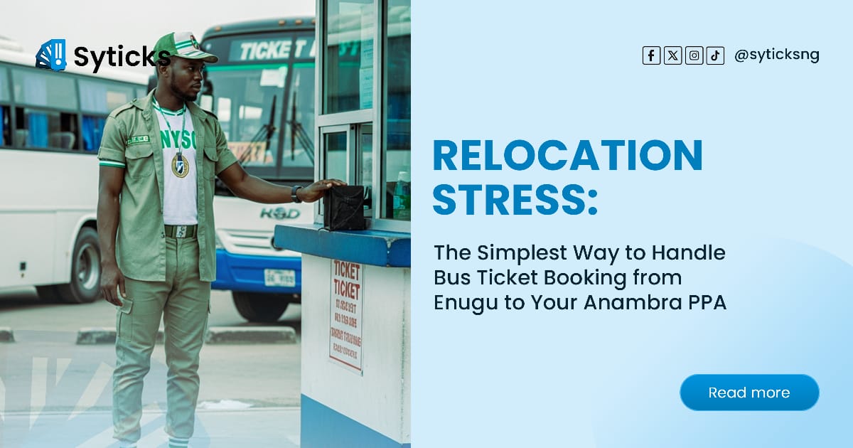 Relocation Stress: The Simplest Way to Handle Bus Ticket Booking from Enugu to Your Anambra PPA