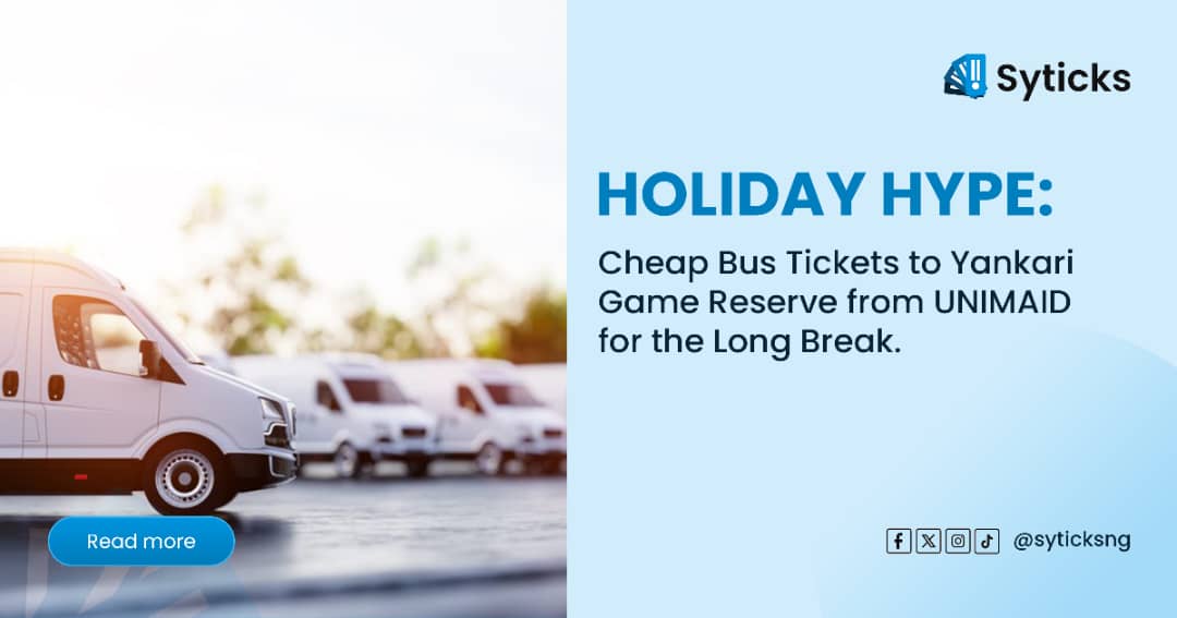 Holiday Hype: Cheap Bus Tickets to Yankari Game Reserve from UNIMAID for the Long Break