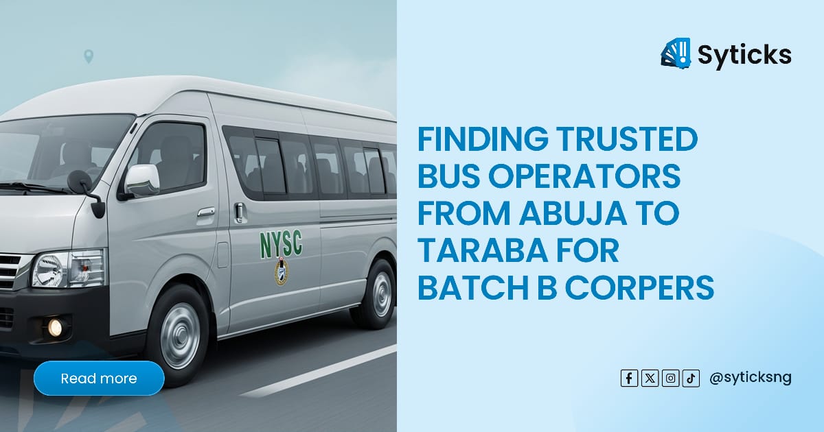 Finding Trusted Bus Operators from Abuja to Taraba for Batch B Corpers